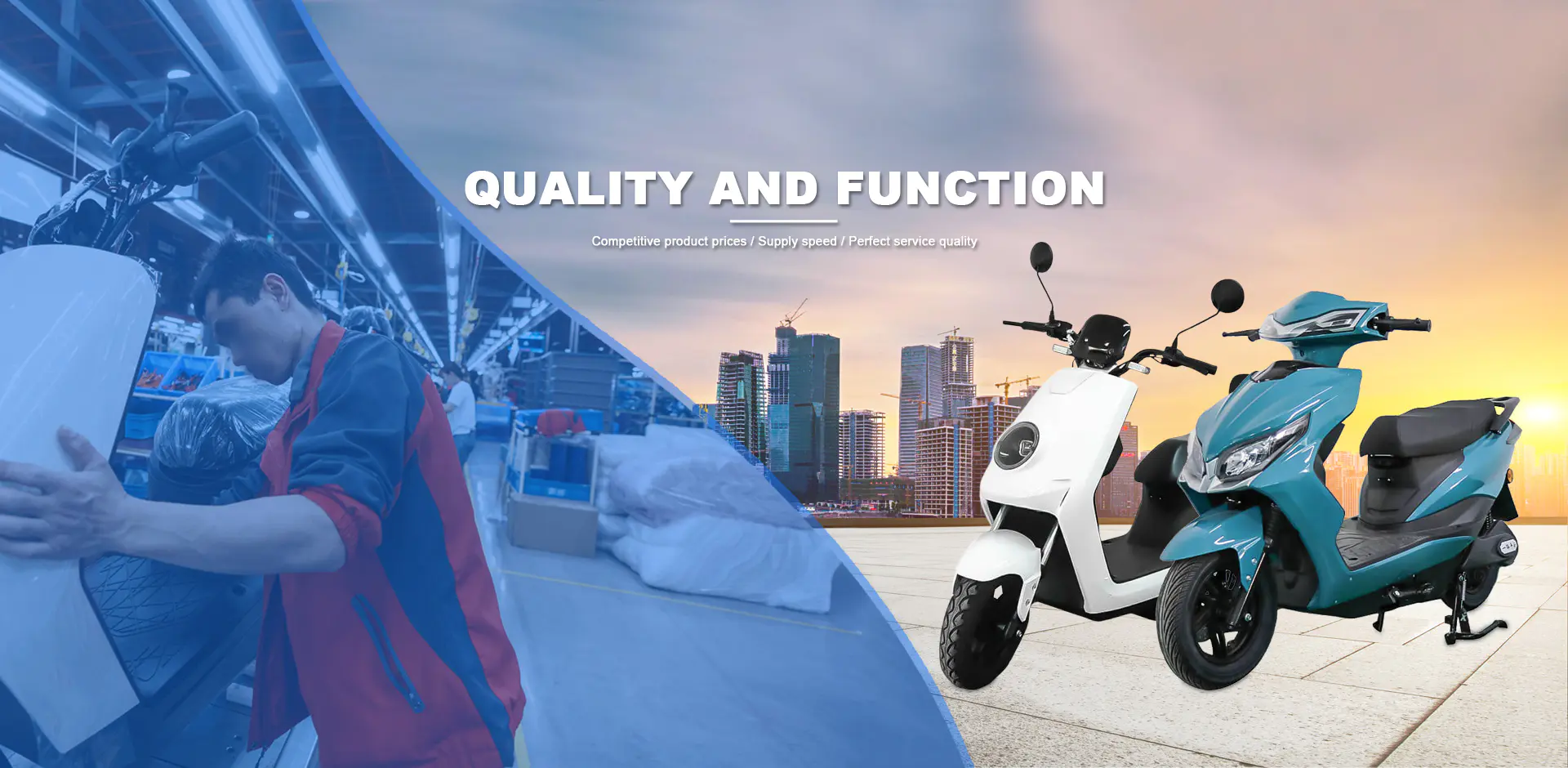 China elektrische motorfiets
